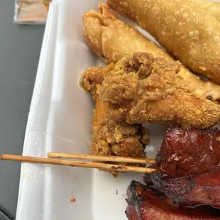 Chicken wings from Pu Pu Platter