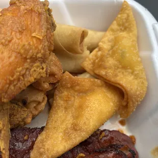 Krabmeat Rangoon from Pu Pu Platter