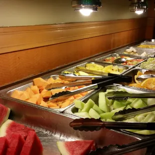 a variety of fruits and vegetables