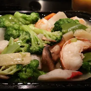 Seafood Delight (look! legit lobster tail! No joke!)