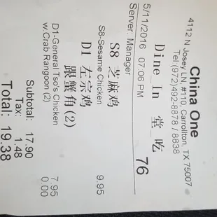 Lots of food, it was not worth $20 to me though.