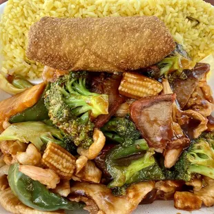 Triple Delight Special Combination Plate (C43)