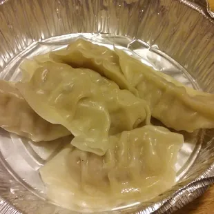 Steamed Dumplings - more like potstickers