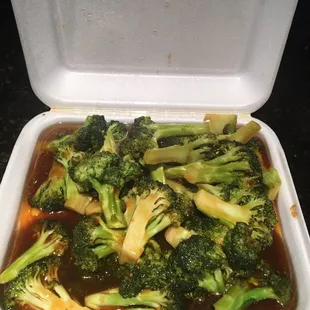 Broccoli in Garlic sauce