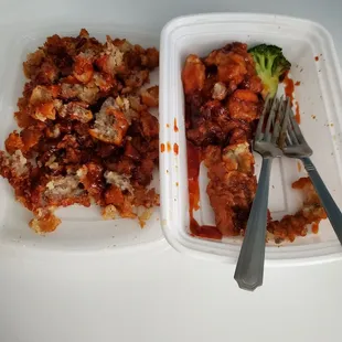 I gave up and threw it all in the trash