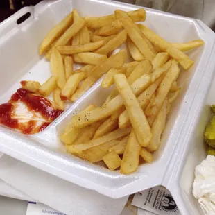 A lot of fries come in an order.