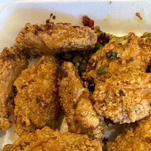 Salt &amp; pepper wings