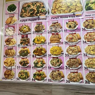 Full menu