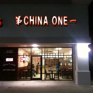 outside