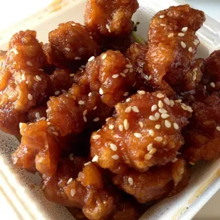 Sesame Chicken.
