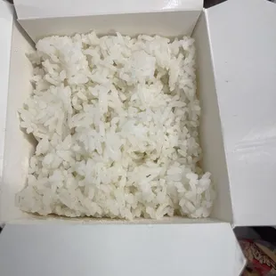 White rice I give it 3 star