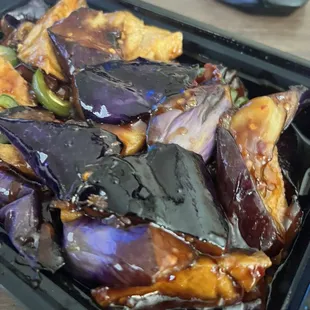 Eggplant and tofu