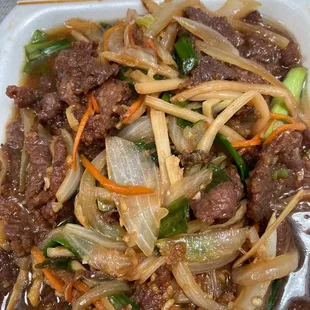Beef 34. Ginger and Onion Beef