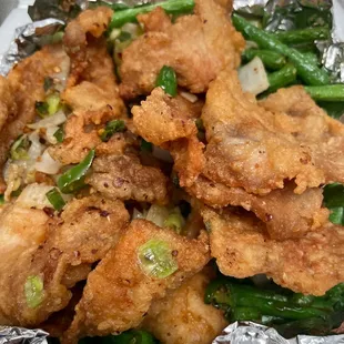 Fried pork chops