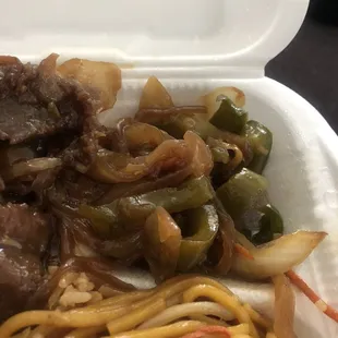 Most onions and bell peppers