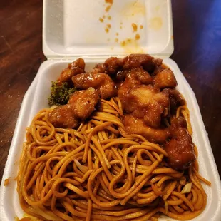 Orange Chicken lunch special