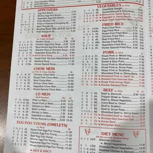 Page 2 of menu 4/2023