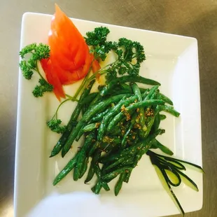 Dry salty string bean