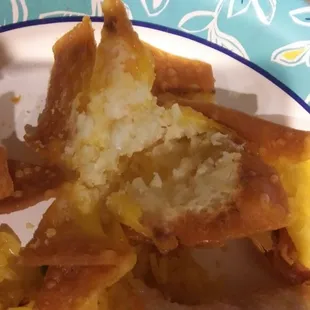 a plate of fried food