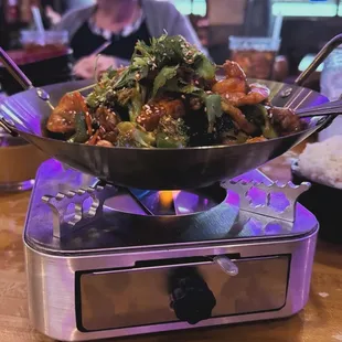 Hot n spicy pot with tofu n mix veggies