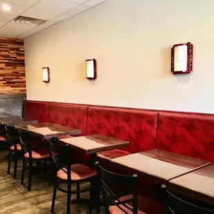 Newly renovated dining area.