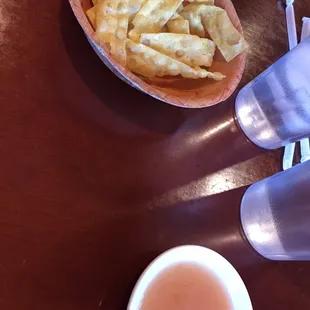 Complimentary Appetizer with duck sauce