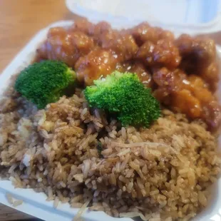 Orange Chicken Dinner Special