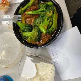 Beef &amp; brócoli its super good