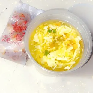 Minced Chicken Corn Soup