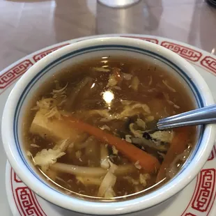 Hot and Hot &amp; Sour Soup (cup)
