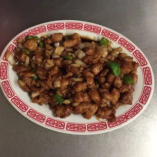 The Black pepper chicken is delicious!