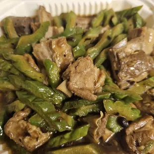 Sauteed Bitter Melon W/Spare Ribs