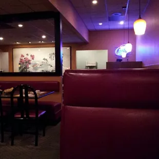 sushi and sashimi, interior