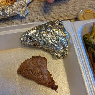 Worst paper wrapped chicken ever. Ground chicken meat with no lup cheong. The worst!