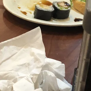 The refrigerated sushi