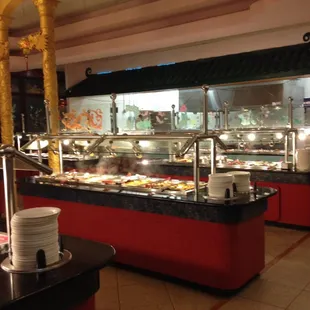 interior, sushi and sashimi