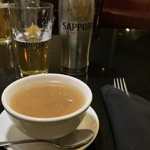 Miso Soup with Lots of Tofu