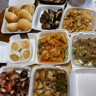 Dim sun + dinner items