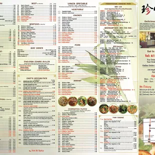 New Menu starts on March 30, 2018.