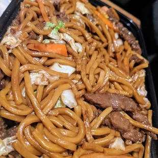 Beef lol mein - takeout
