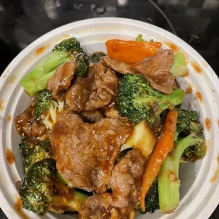 Beef with broccoli