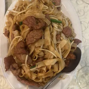 Beef chow fun noodles (dry)