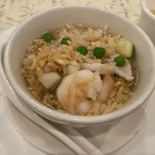 Sizzling Rice Soup