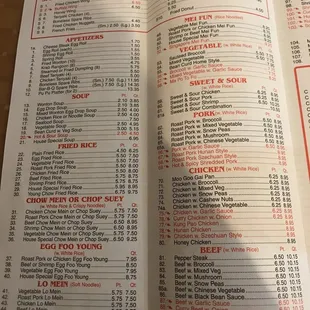 Menu page 2