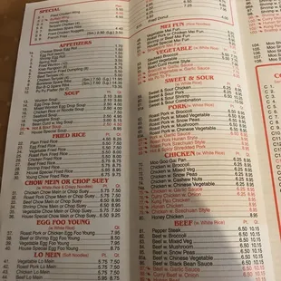 Menu pg 1