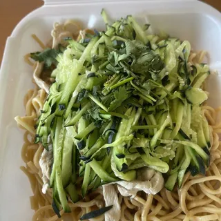 D1. Cucumber and Shredded Chicken Noodles