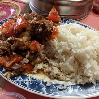 E7. Stewed Beef with Tomato Rice