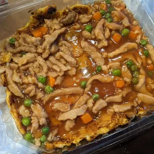 Pork egg foo young