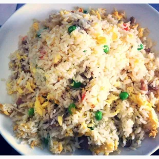 Fried rice with beef