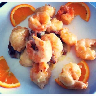 Walnut prawns